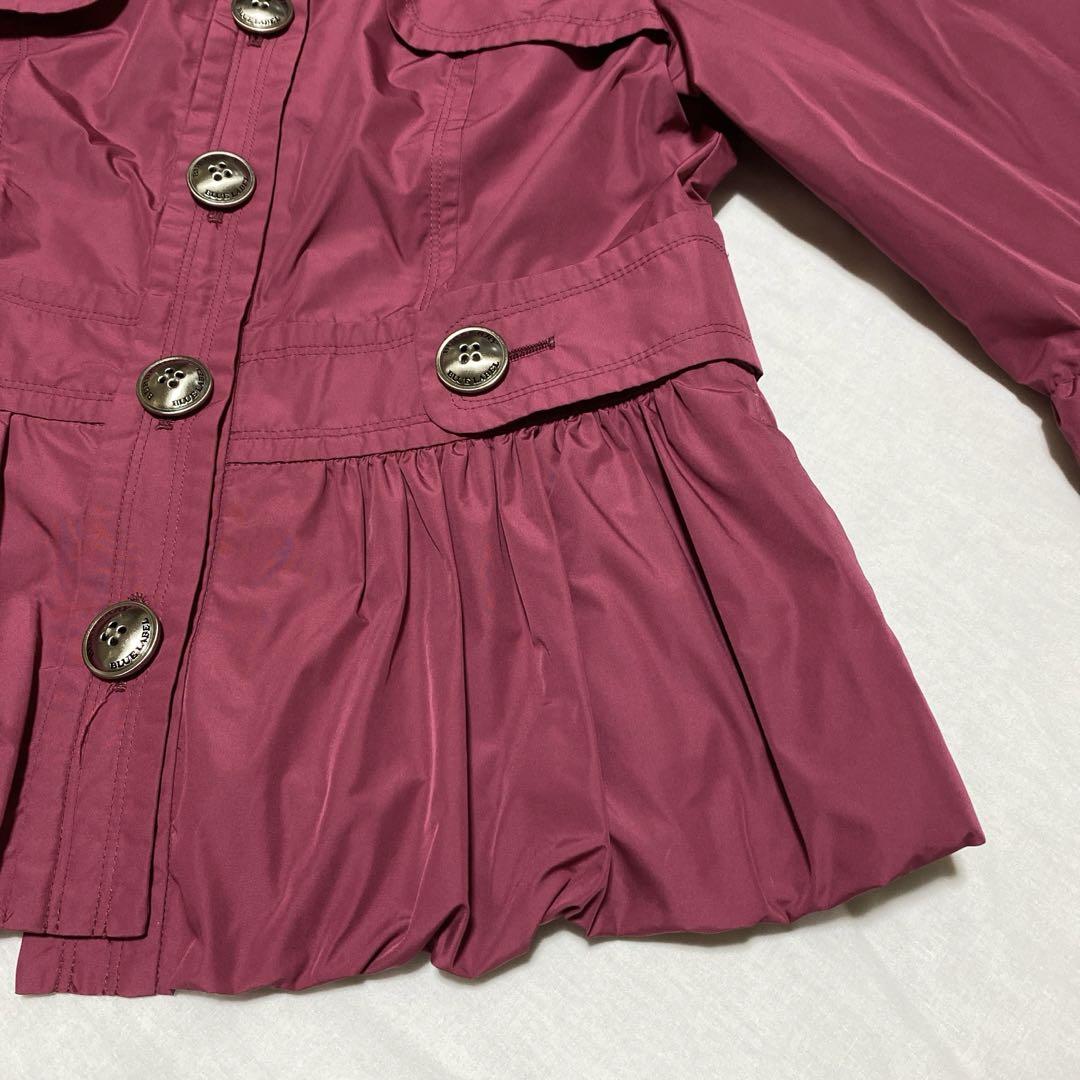 【新品・未使用】BURBERRYレインコート スプリングコート 38 ピンク