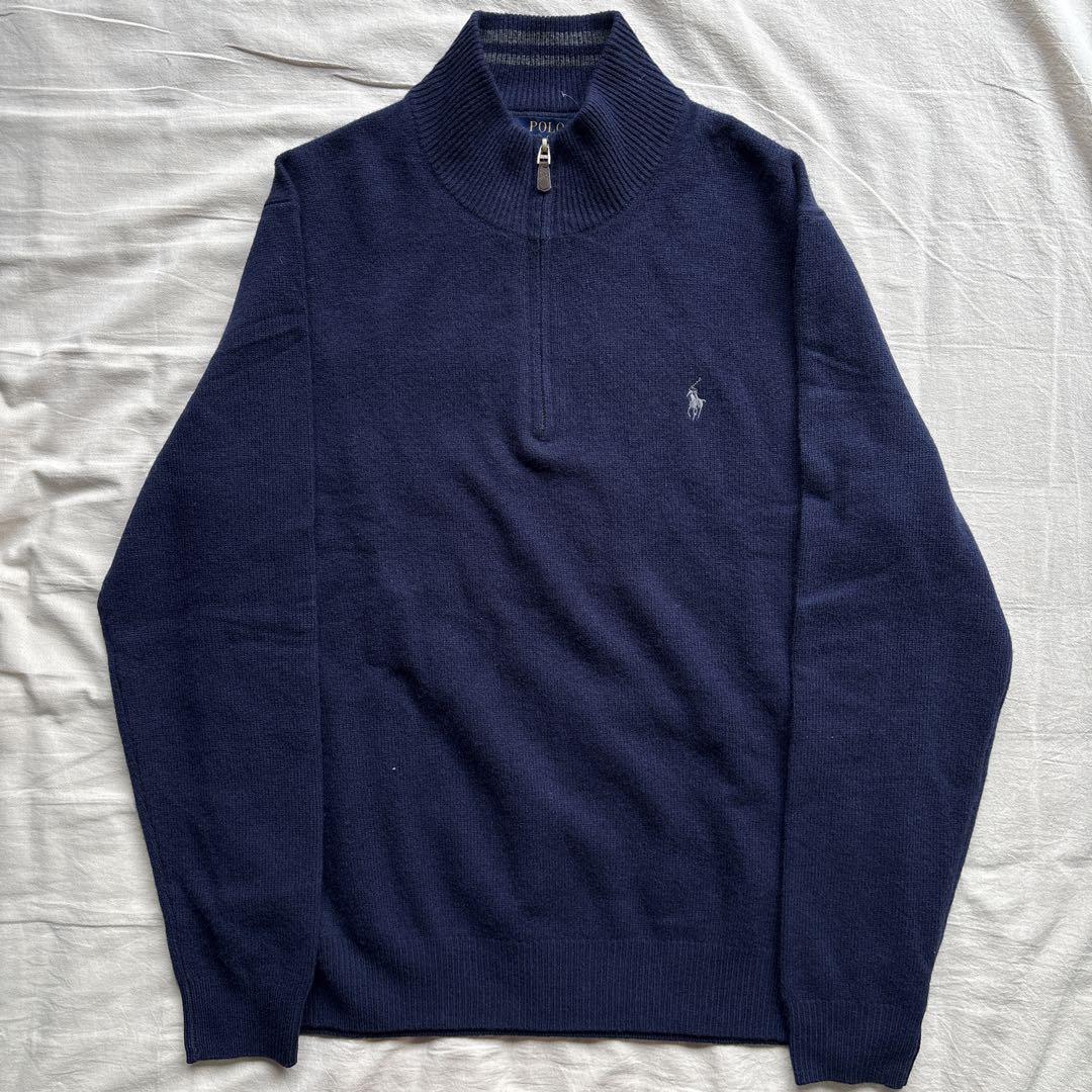新品 大人気商品  現行 新品未使用】 RALPH カシミヤ ニット ハーフジップ LAUREN トップス