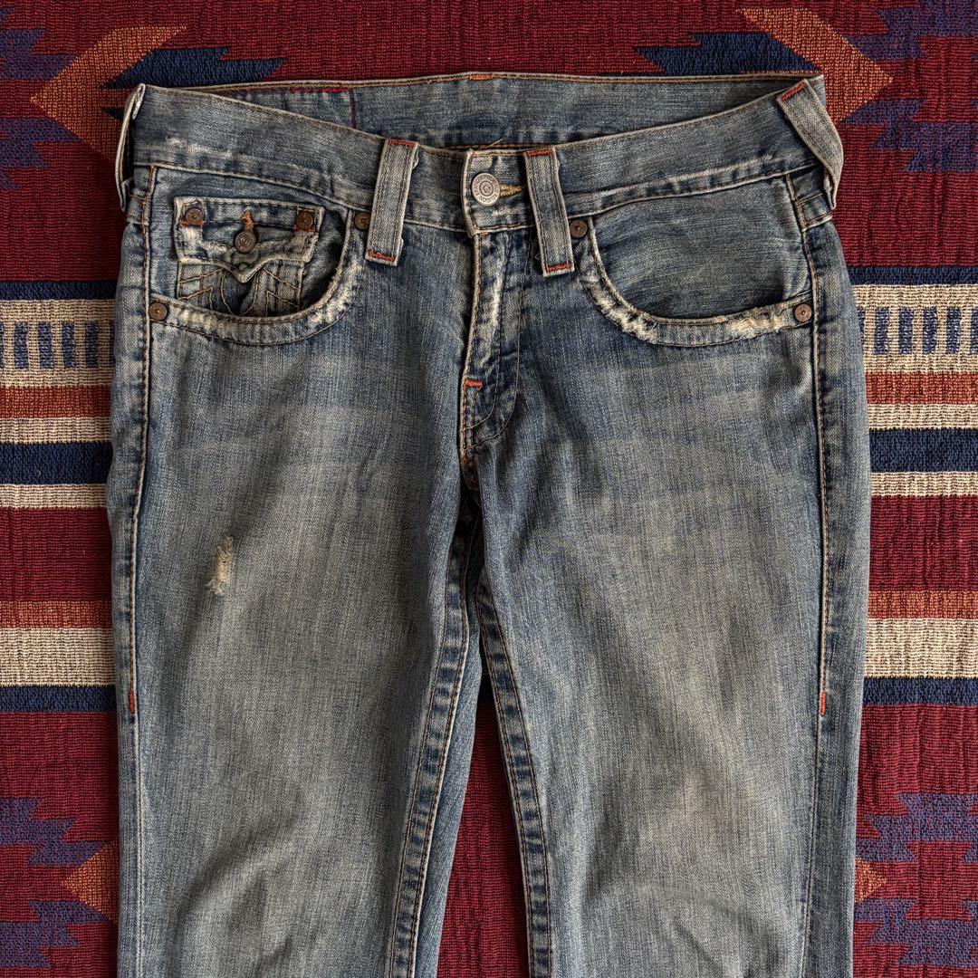 トゥルーレリジョンTRUE RELIGION フレアデニムW32相当