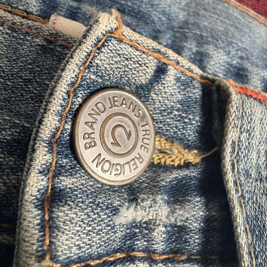 トゥルーレリジョンTRUE RELIGION フレアデニムW32相当