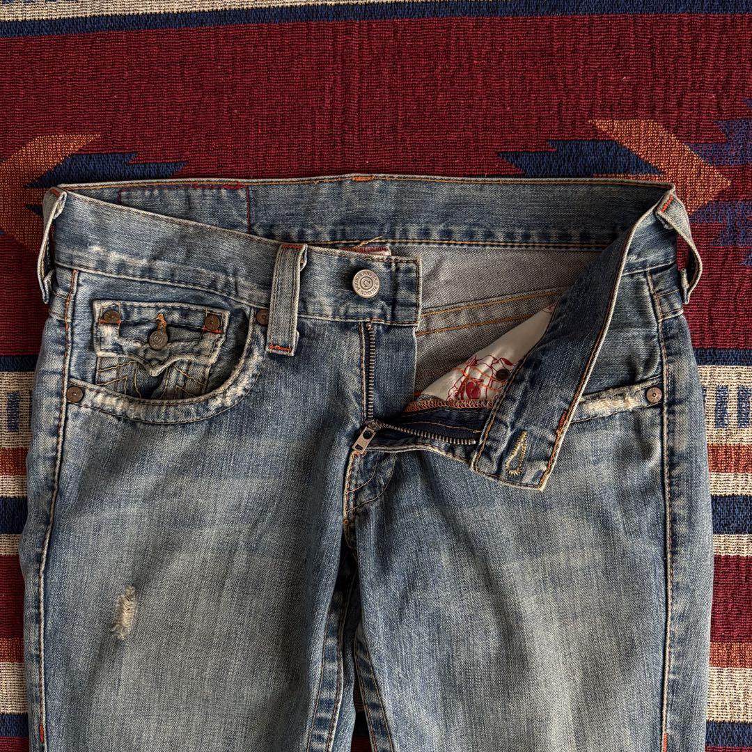 トゥルーレリジョンTRUE RELIGION フレアデニムW32相当