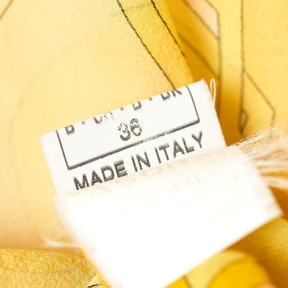 【さくら】EMILIO PUCCI シルクシアーブラウス italy