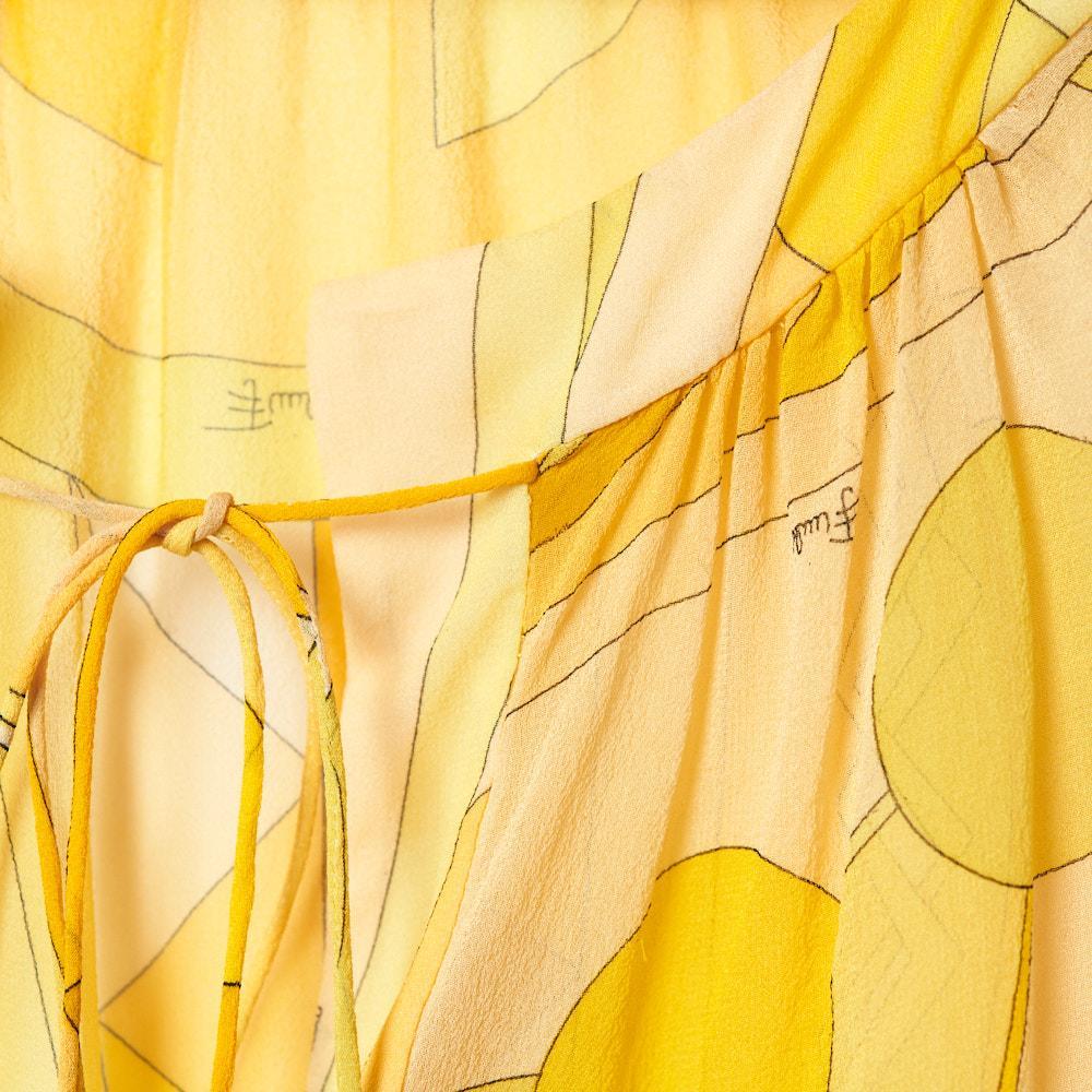 【さくら】EMILIO PUCCI シルクシアーブラウス italy