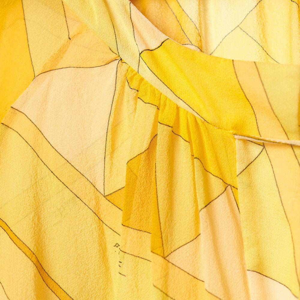 【さくら】EMILIO PUCCI シルクシアーブラウス italy