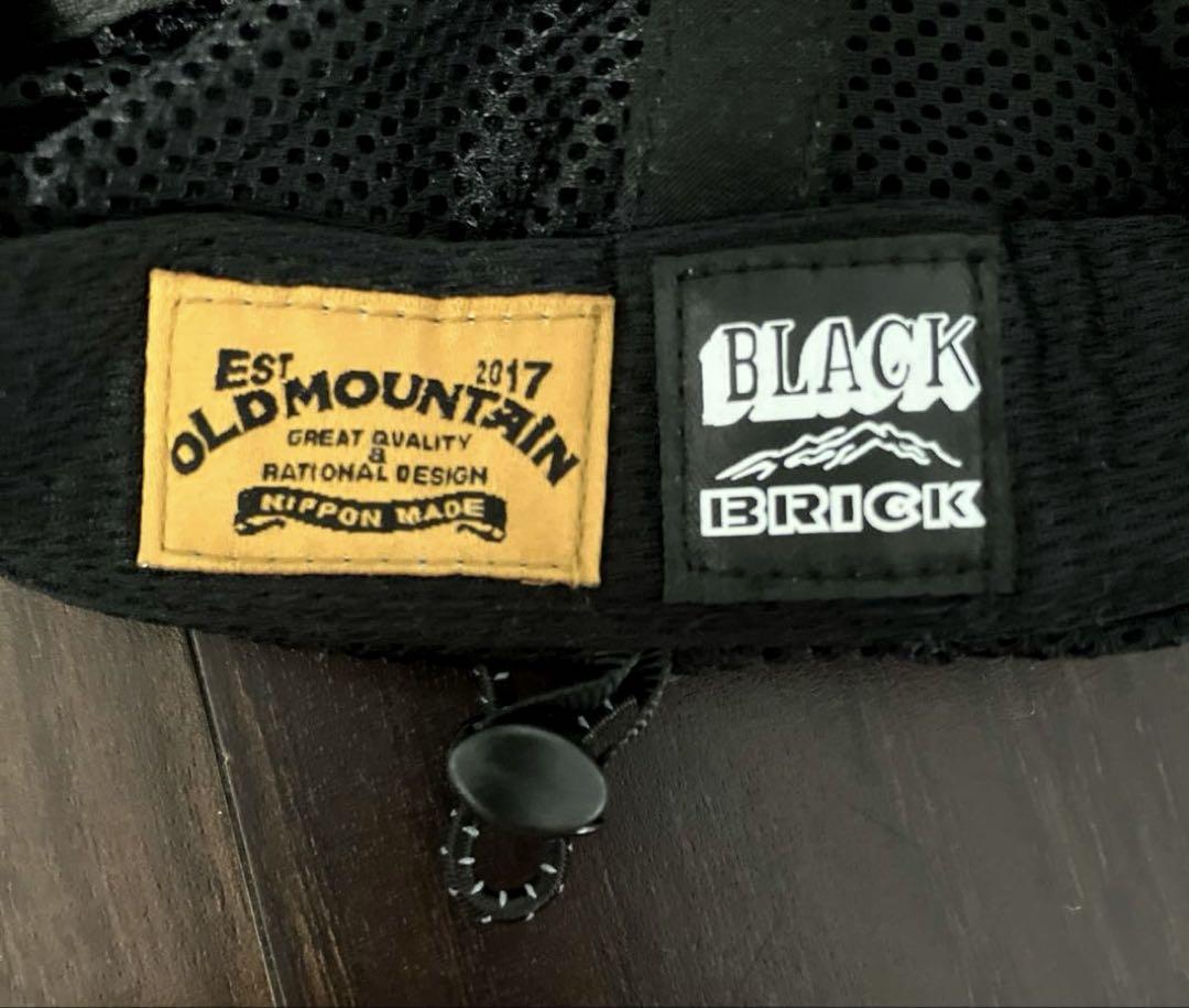 OLD MOUNTAIN × BLACK BRICK フリップアップキャップ