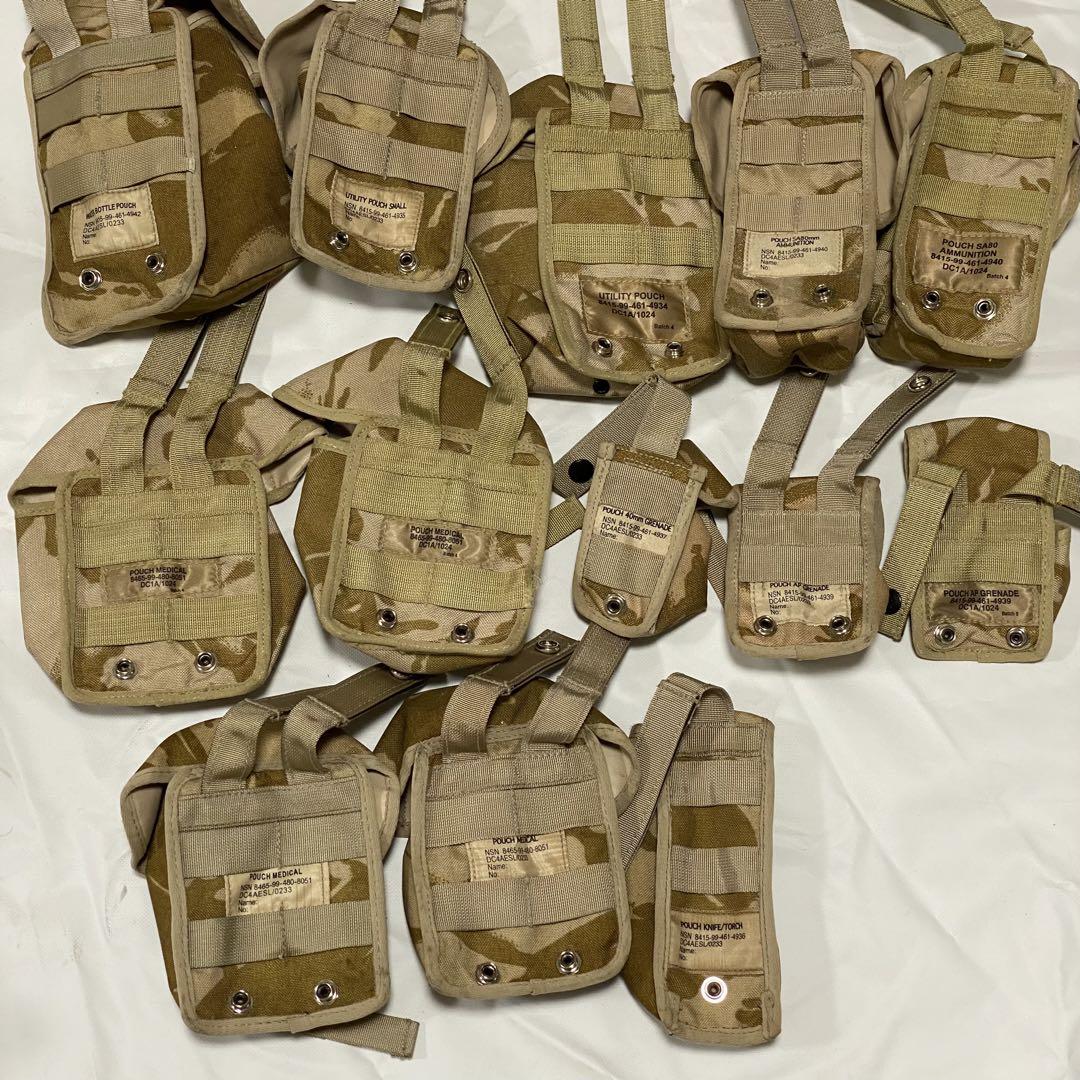 イギリス軍 タクティカル ロードキャリング デザートDPM ポーチ