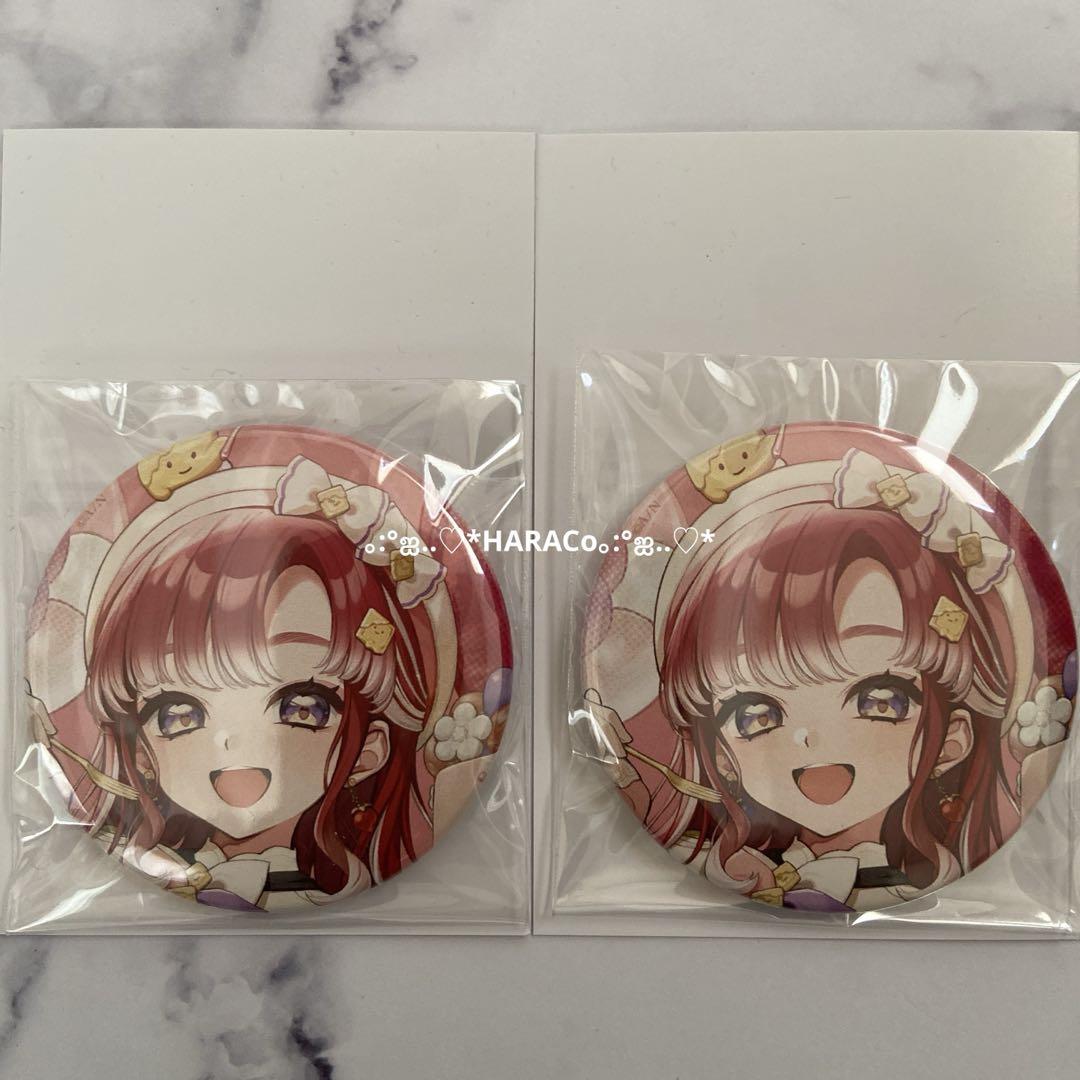 早乙女ベリー 缶バッジ にじさんじ にじさんじ 誕生日グッズ 早乙女ベリー 缶バッジ 2個セット 新品
