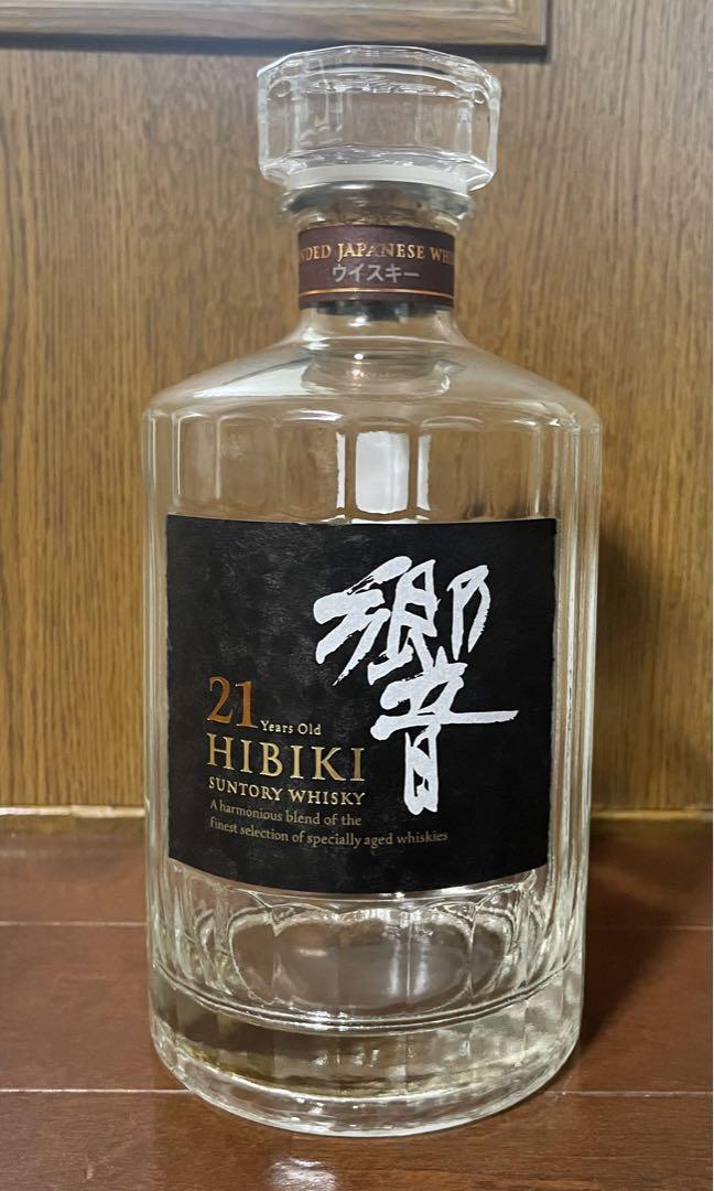 Hibiki 21年 サントリーウイスキー 700ml空瓶 - メルカリ
