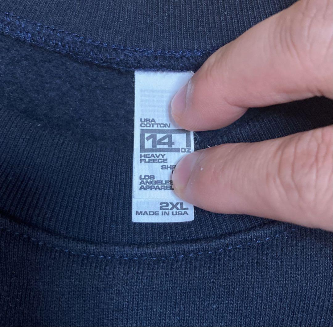 Los AngelesApparel ロサンゼルスアパレル スウェット ネイビー