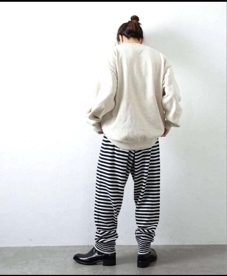 22AW｜ジャーナルスタンダードラックス メリノテンジクニットパンツ ボーダー