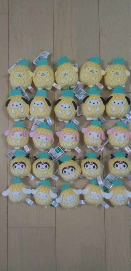 サンリオキャラクターズ　フルーツ着ぐるみマスコット　まとめ売り