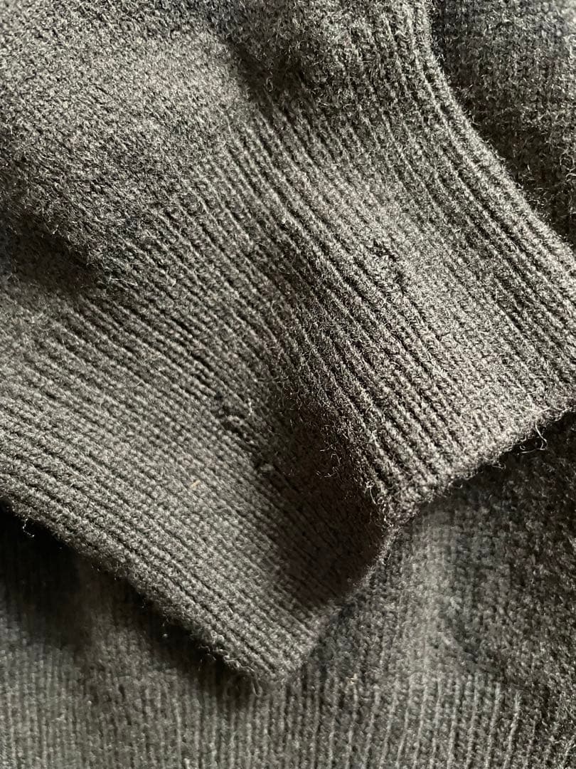 最新な プレイコムデギャルソン ハート刺繍ワッペンロゴ入りニット 即