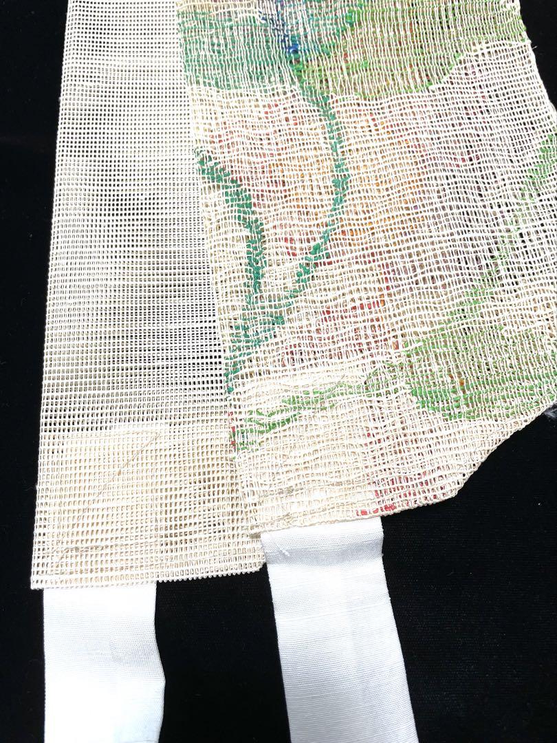 未使用　羅（麻）の名古屋帯の作り帯
