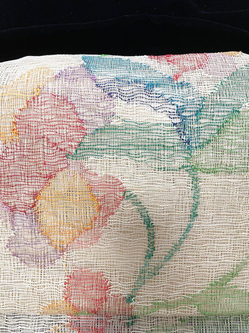 未使用　羅（麻）の名古屋帯の作り帯