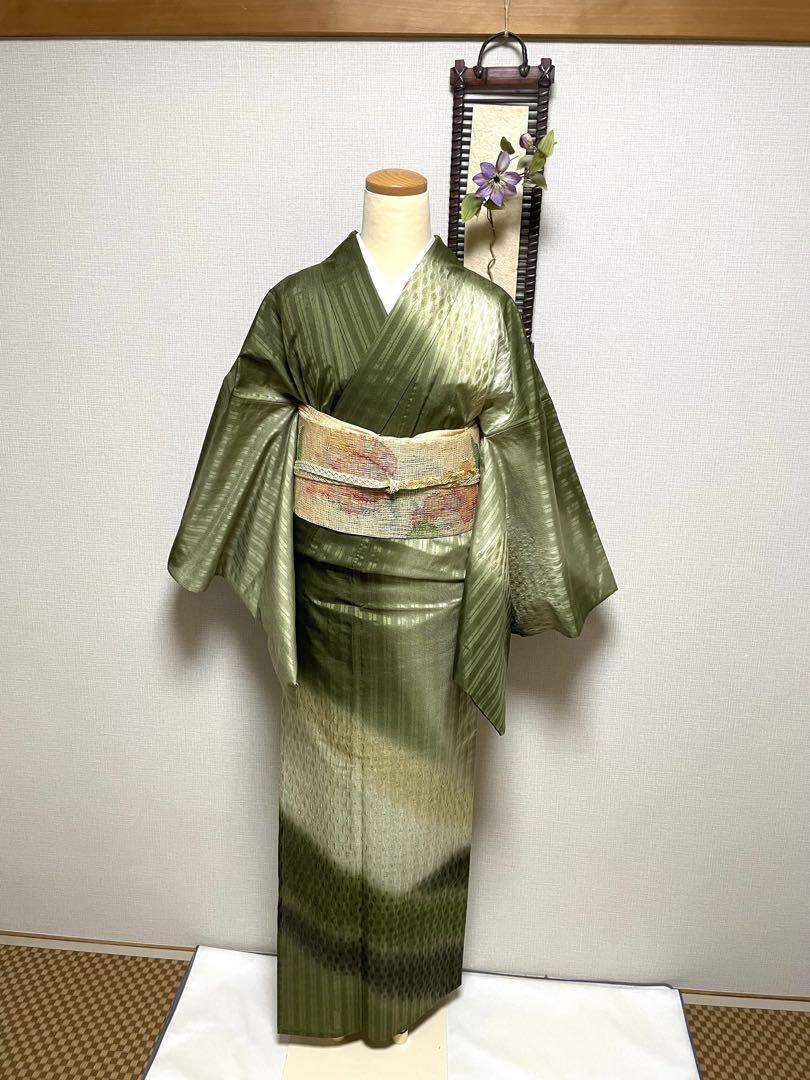 未使用　羅（麻）の名古屋帯の作り帯