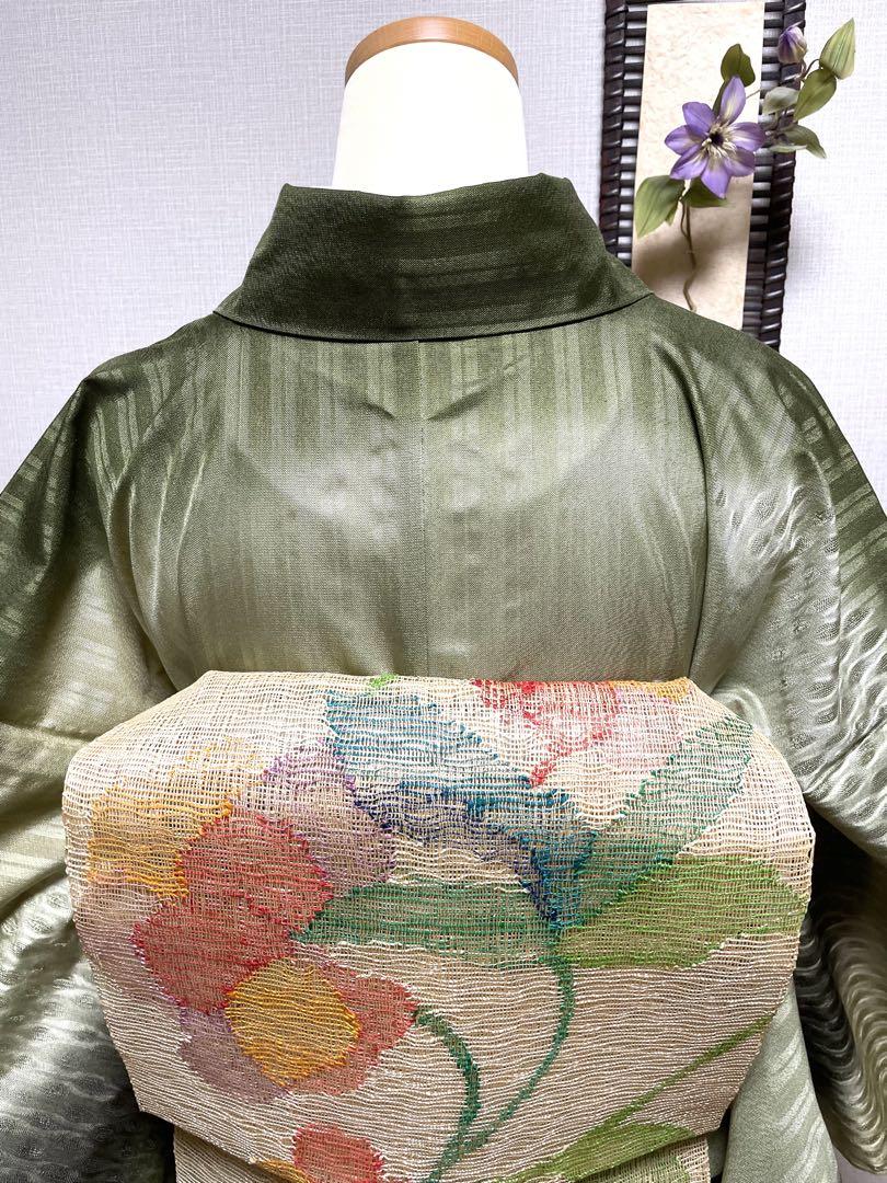 未使用　羅（麻）の名古屋帯の作り帯