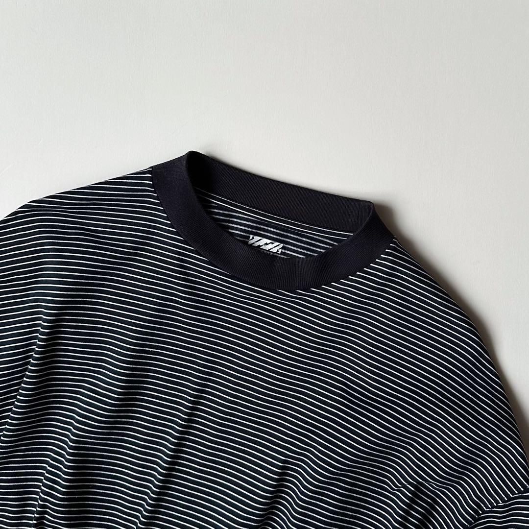 【is-ness】BALLOON BORDER LONG SLEEVE