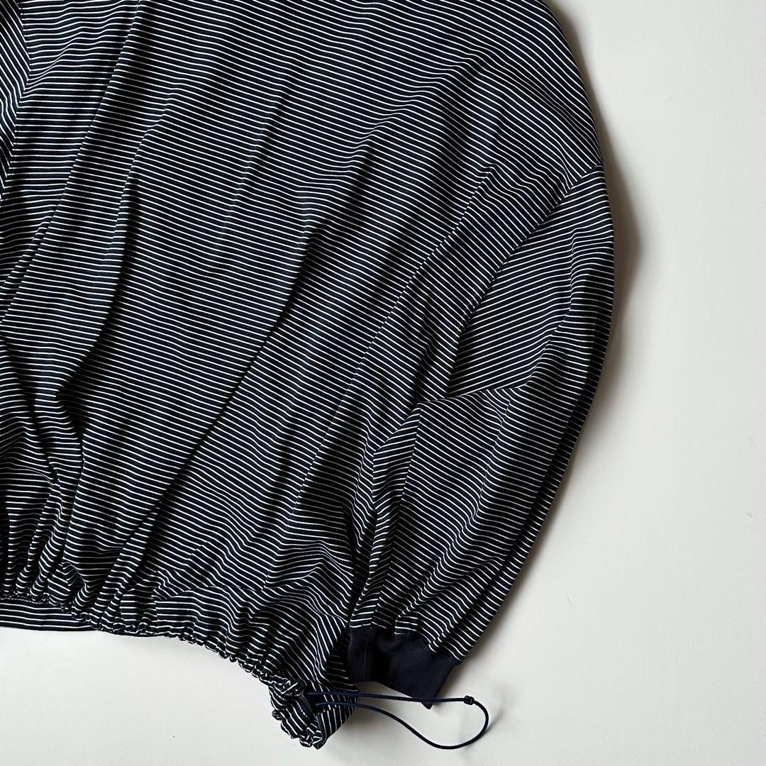 【is-ness】BALLOON BORDER LONG SLEEVE