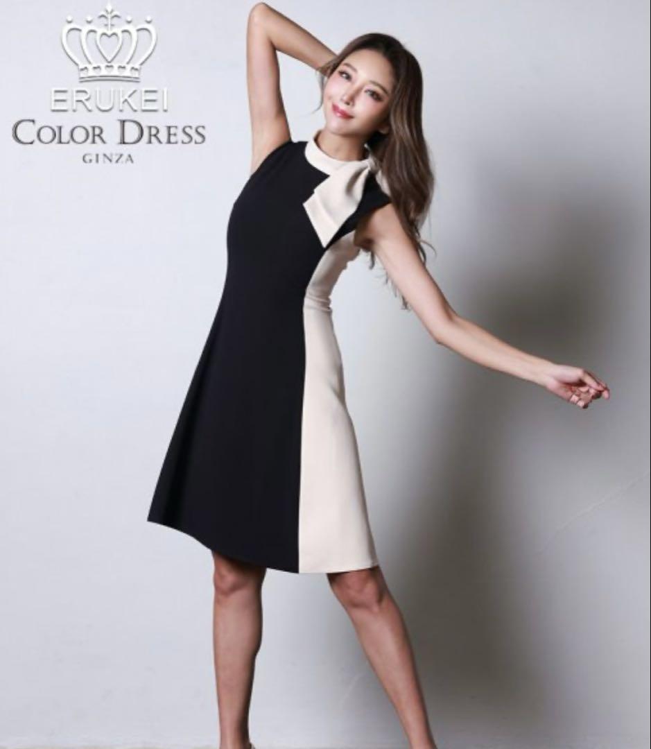 ERUKEI エルケイ　GINZA COUTURE リボン　ワンピース　XS