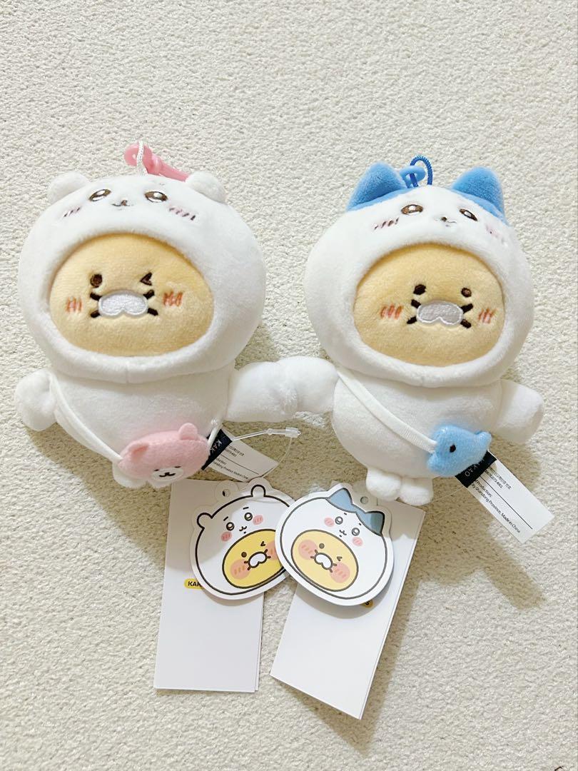【韓国限定／新品】ちいかわとハチワレ❌カカオコラボ　ぬいぐるみ 韓国限定 ちいかわ カカオフレンズ コラボ ぬいぐるみ ちいかわ