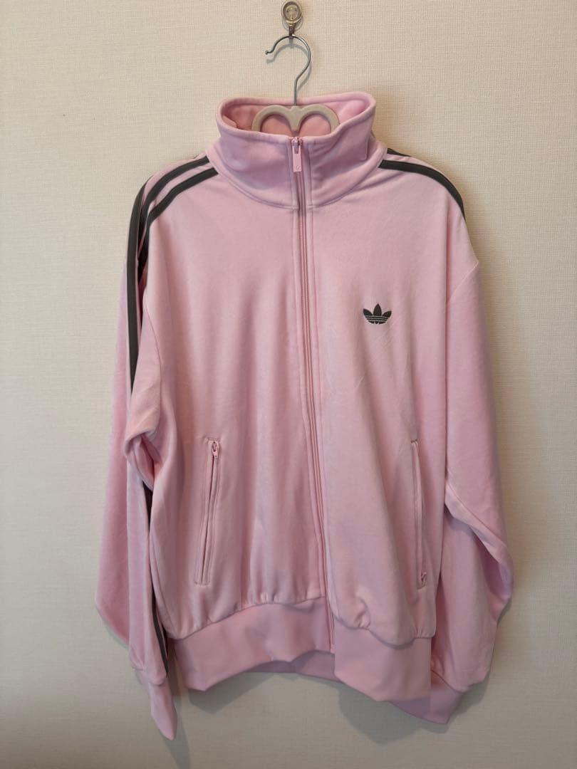 Snidel × adidas ピンク ジップアップジャージM Snidel