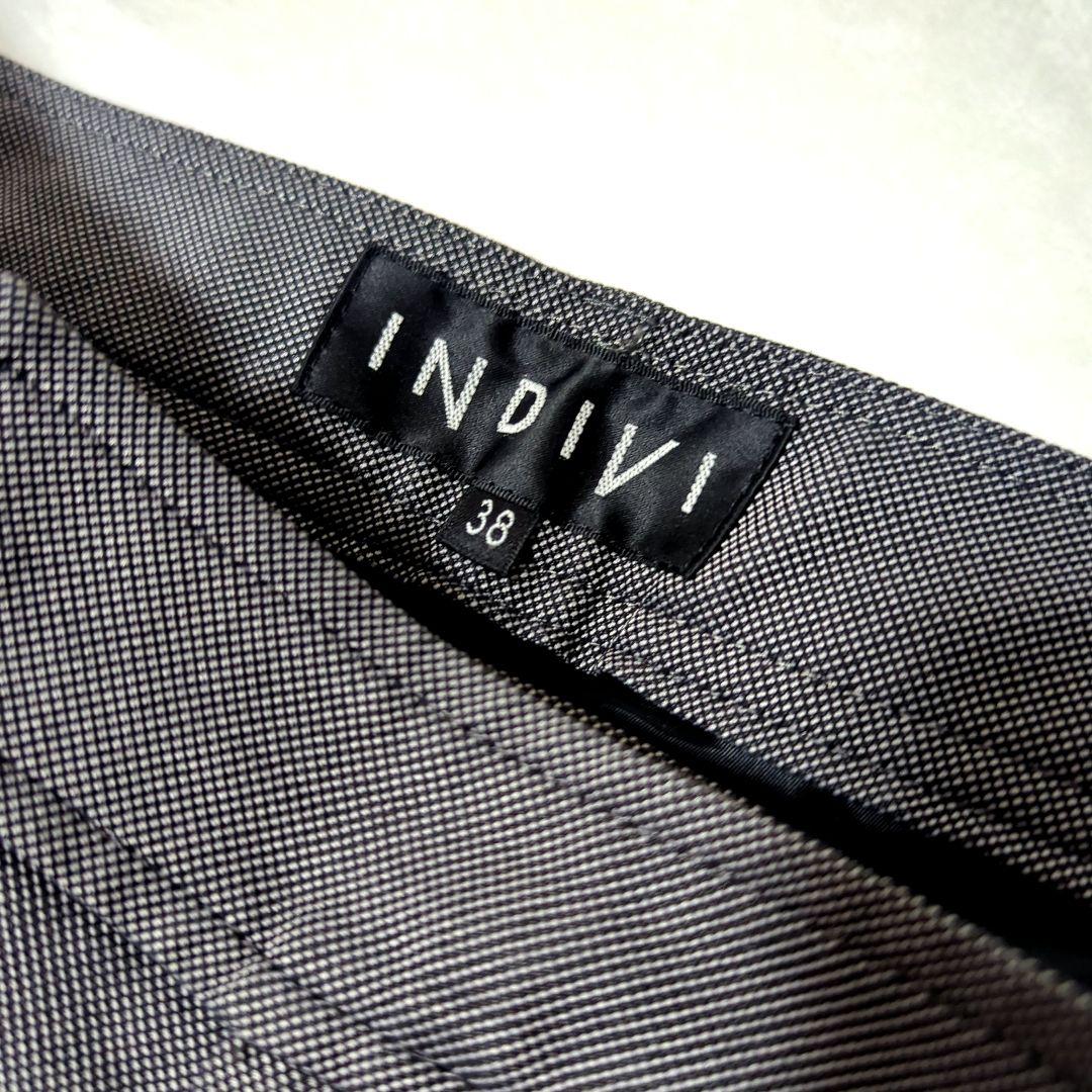 【INDIVI】美品 パンツ セットアップ ジャケット40 パンツ38