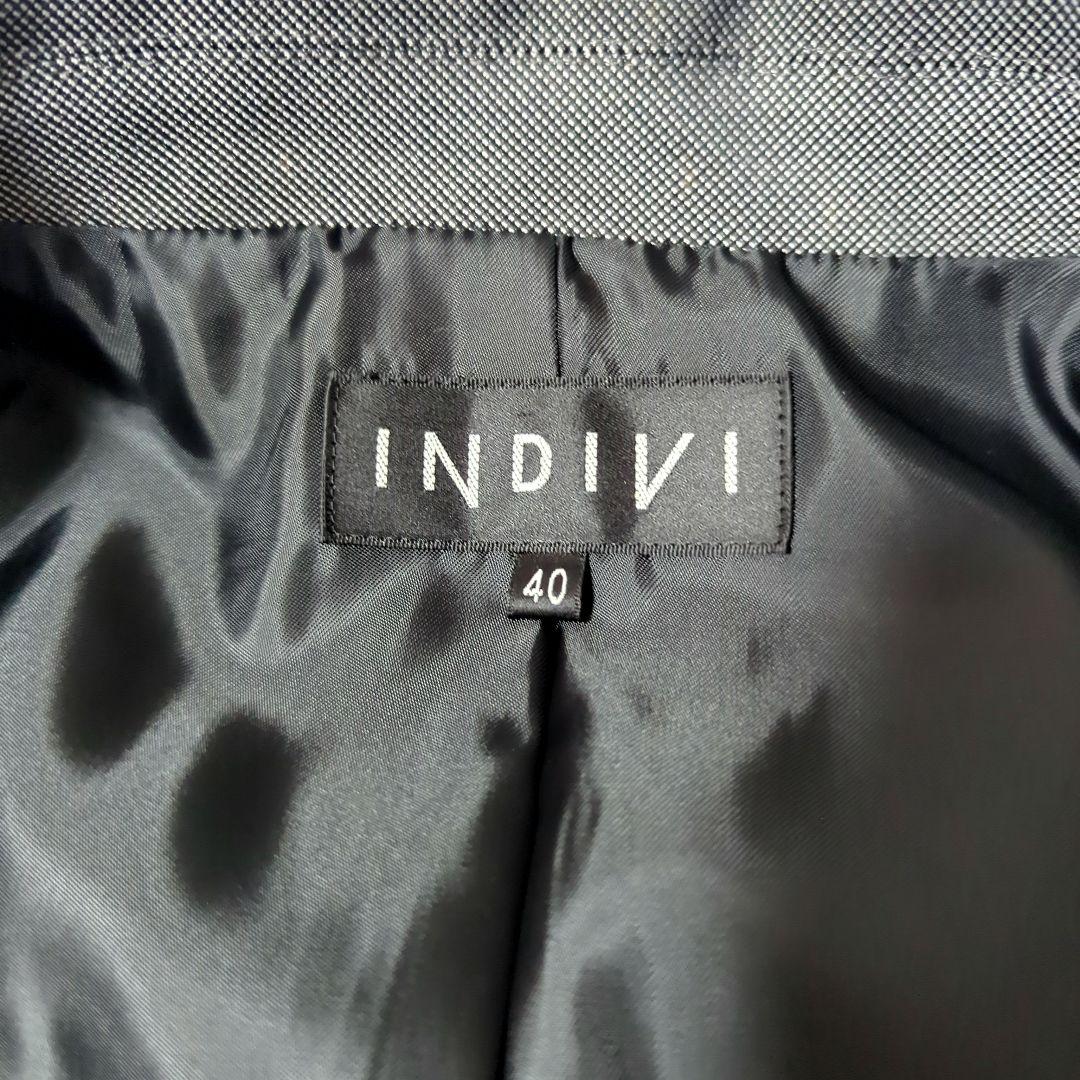 【INDIVI】美品 パンツ セットアップ ジャケット40 パンツ38