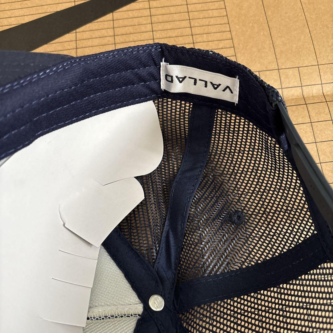 VALLAD スナップバックキャップ ネイビー
