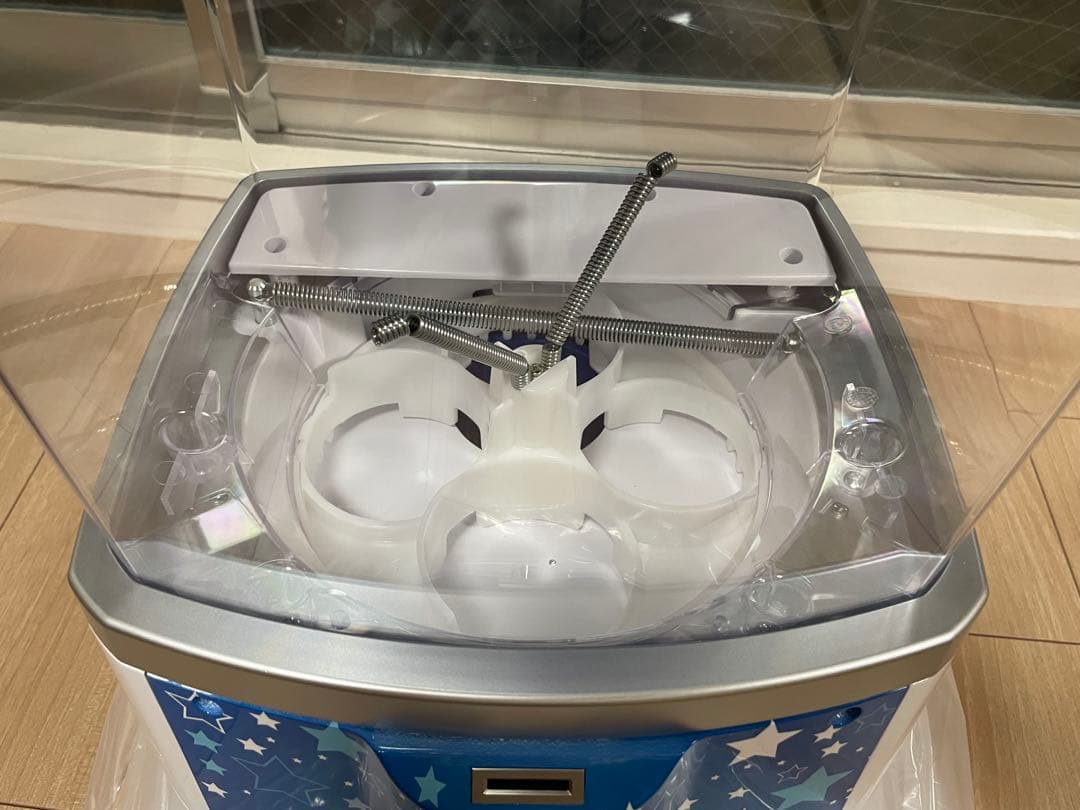 ♥ ハイブリッドカプセル自販機ブルー新品、♥