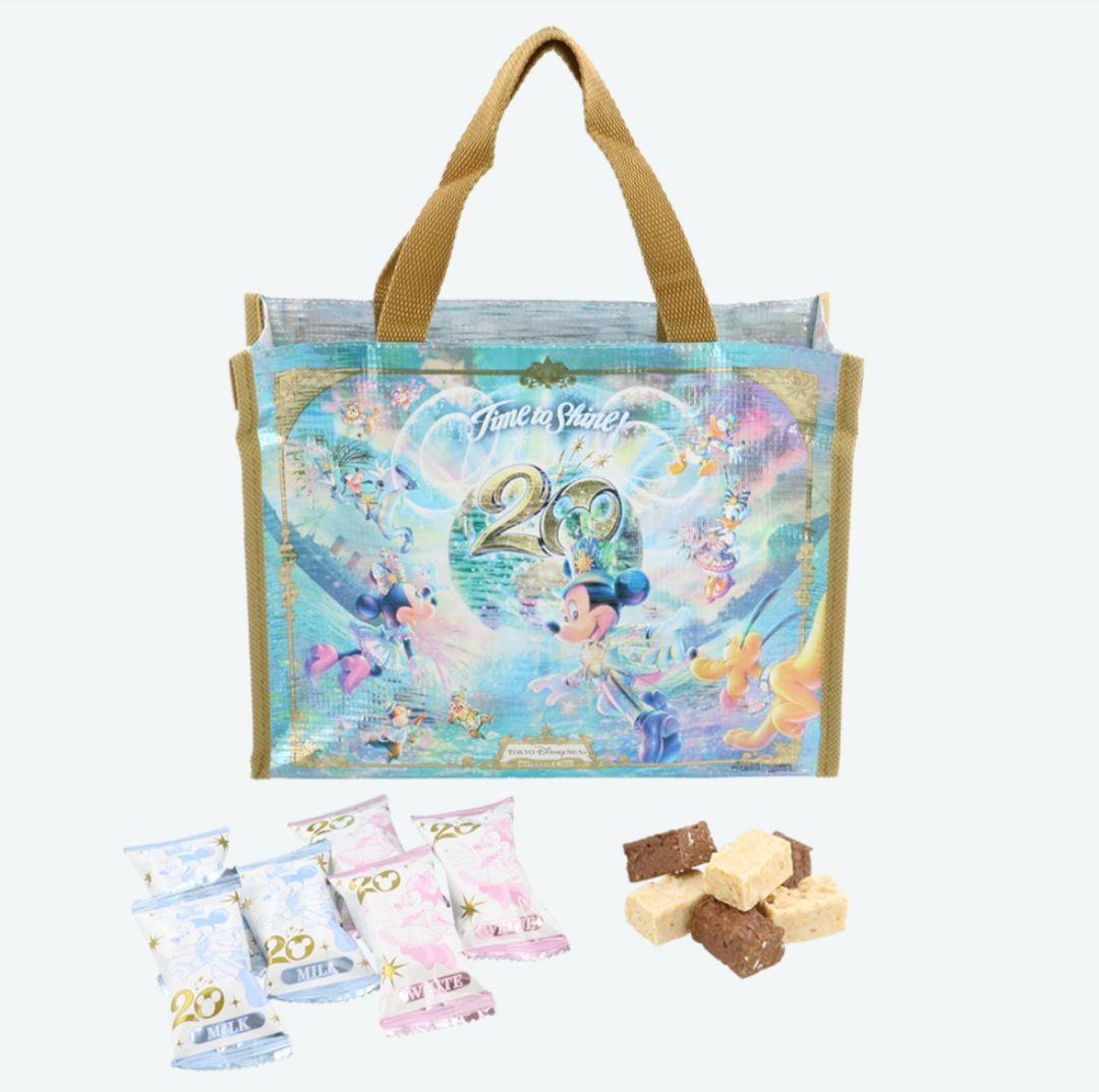 東京ディズニーシー開園周年 アーモンドチョコレートバー バック付き メルカリ