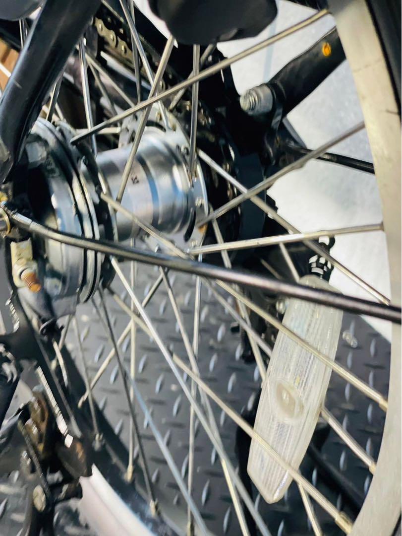 0647 YAMAHA 3人乗り子供乗せ電動自転車.20インチ 画像9