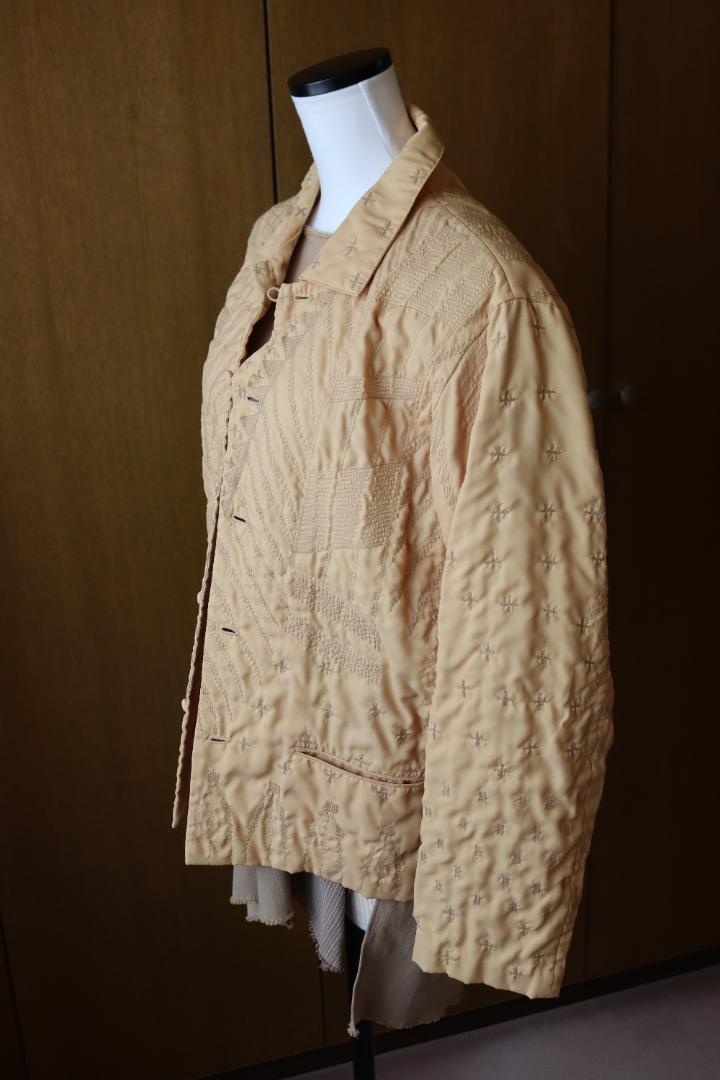 52 イッセイミヤケ　HaaT　ジャケット　黄色　ナイロン　コットン