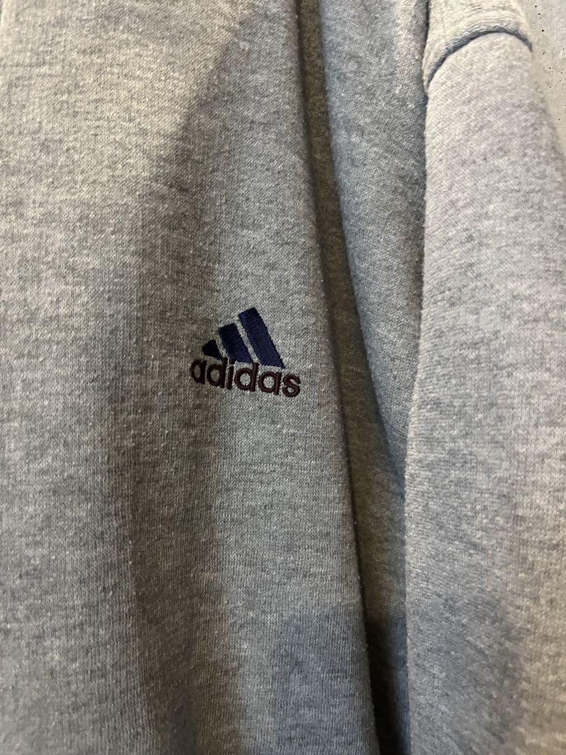 adidas 90s ナイロンジャケット ネイビー　リバーシブル
