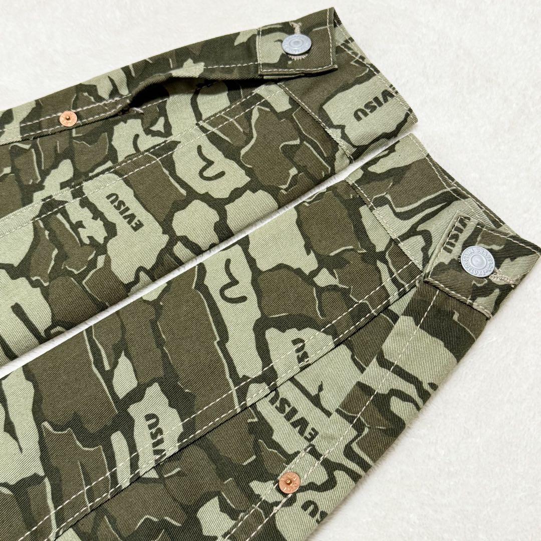 美品】EVISU 1213 ジャケット 1st 大戦モデル 石垣柄 カモ 迷彩