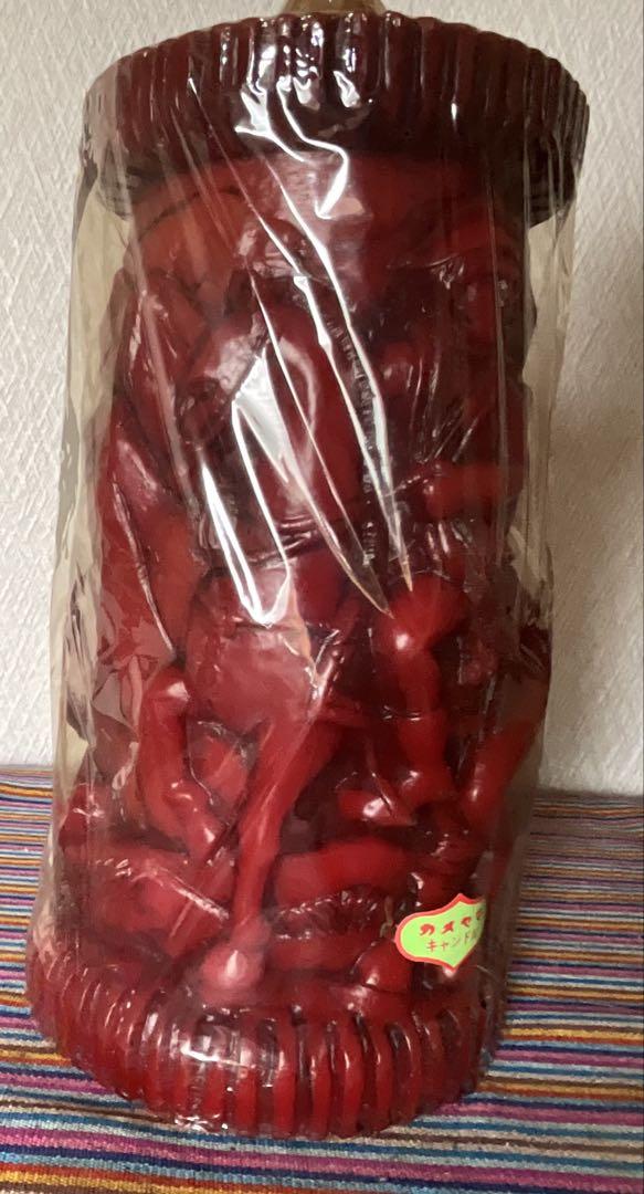 【札幌発】　巨大　赤いろうそくセット　カメヤマキャンドルろうそく