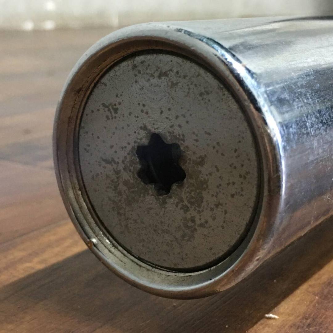 オリンピックシャフト バーベルシャフト 長さ168mm