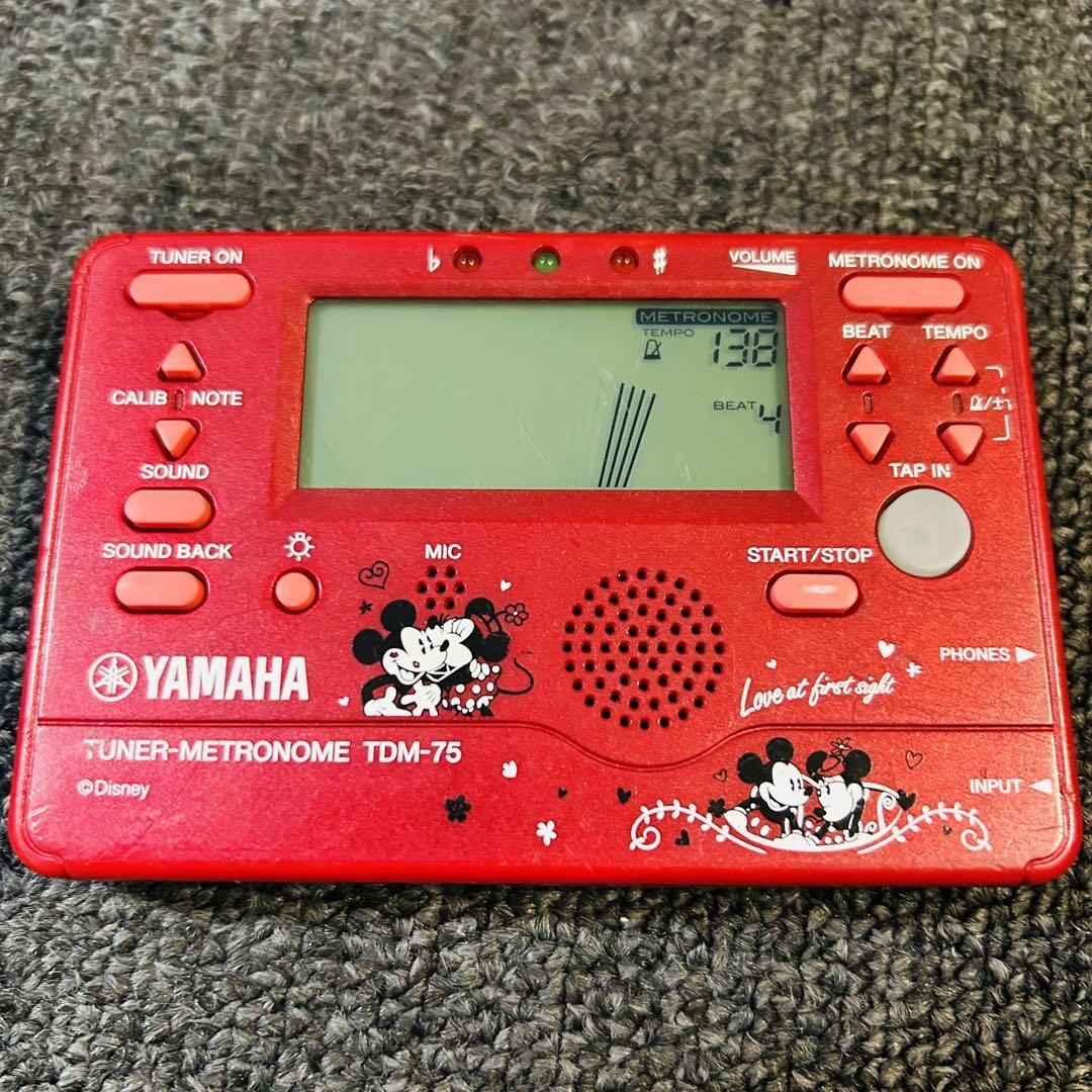 YAMAHA メトロノーム　ミッキー　ミニー　チューナーメトロノーム ディズニー Amazon.co.jp: YAMAHA チューナーメトロノーム TDM-75DMN2