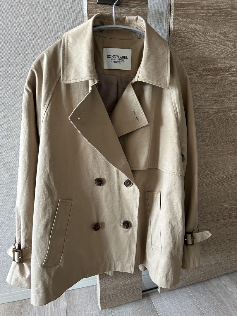 【1度着用のみ】【完売品】Sonny Label 撥水ショートトレンチコート
