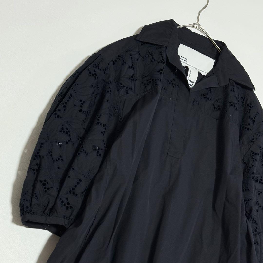 25SS✨ 完売品 TICCA ティッカ フラワーレースパフスリーブワンピース