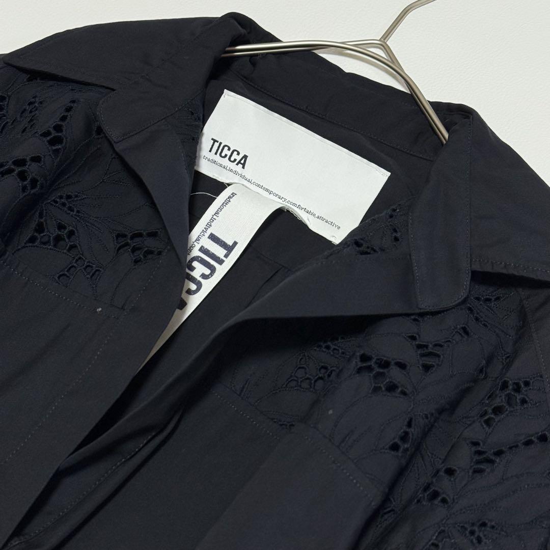 25SS✨ 完売品 TICCA ティッカ フラワーレースパフスリーブワンピース