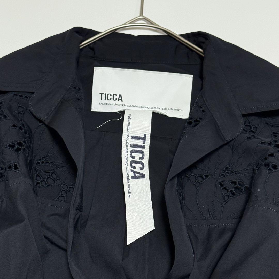 25SS✨ 完売品 TICCA ティッカ フラワーレースパフスリーブワンピース