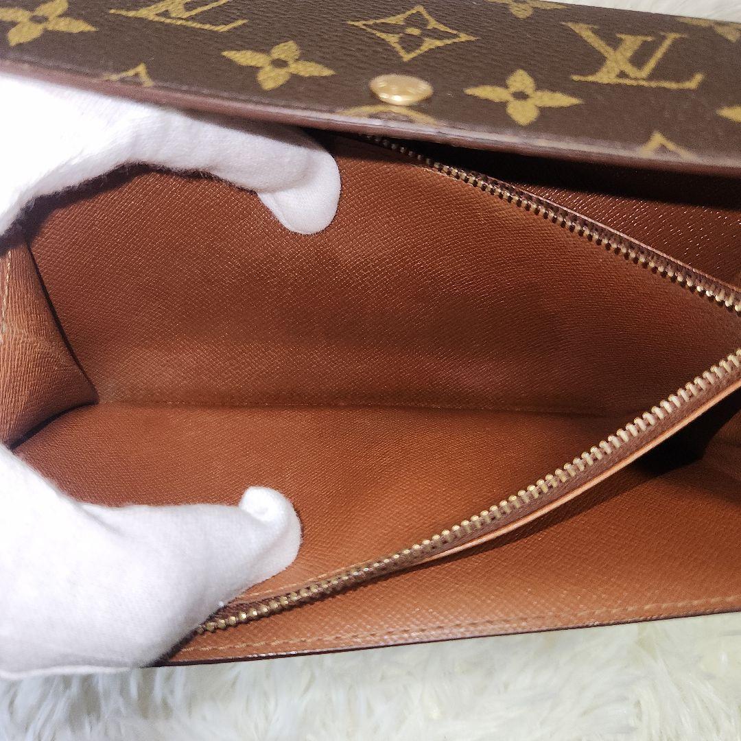 美品　ルイヴィトン ポルトフォイユ サラ モノグラム 長財布 カード2枚