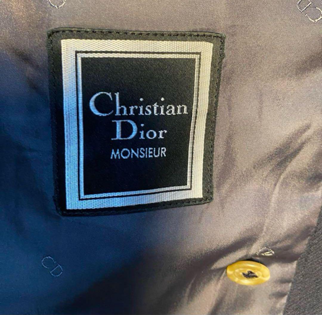 【美品】Christian Dior セットアップ　ダブル　ダークネイビー