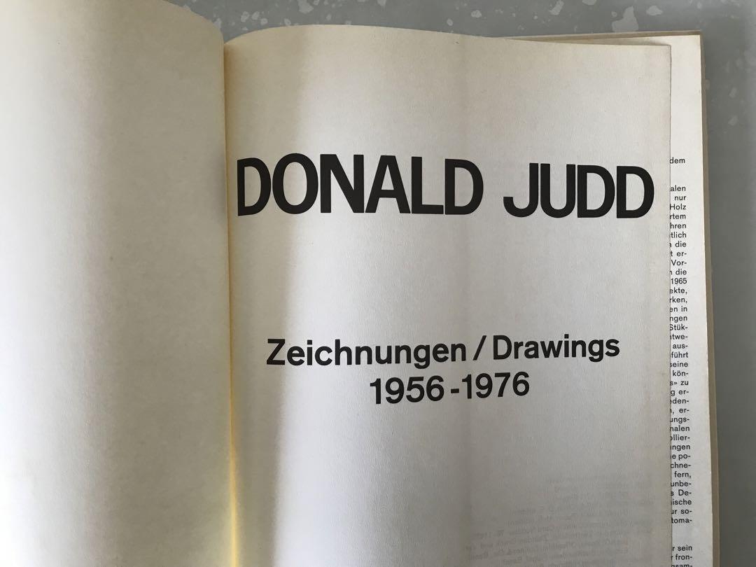 Donald Judd Drawings ドナルドジャッド