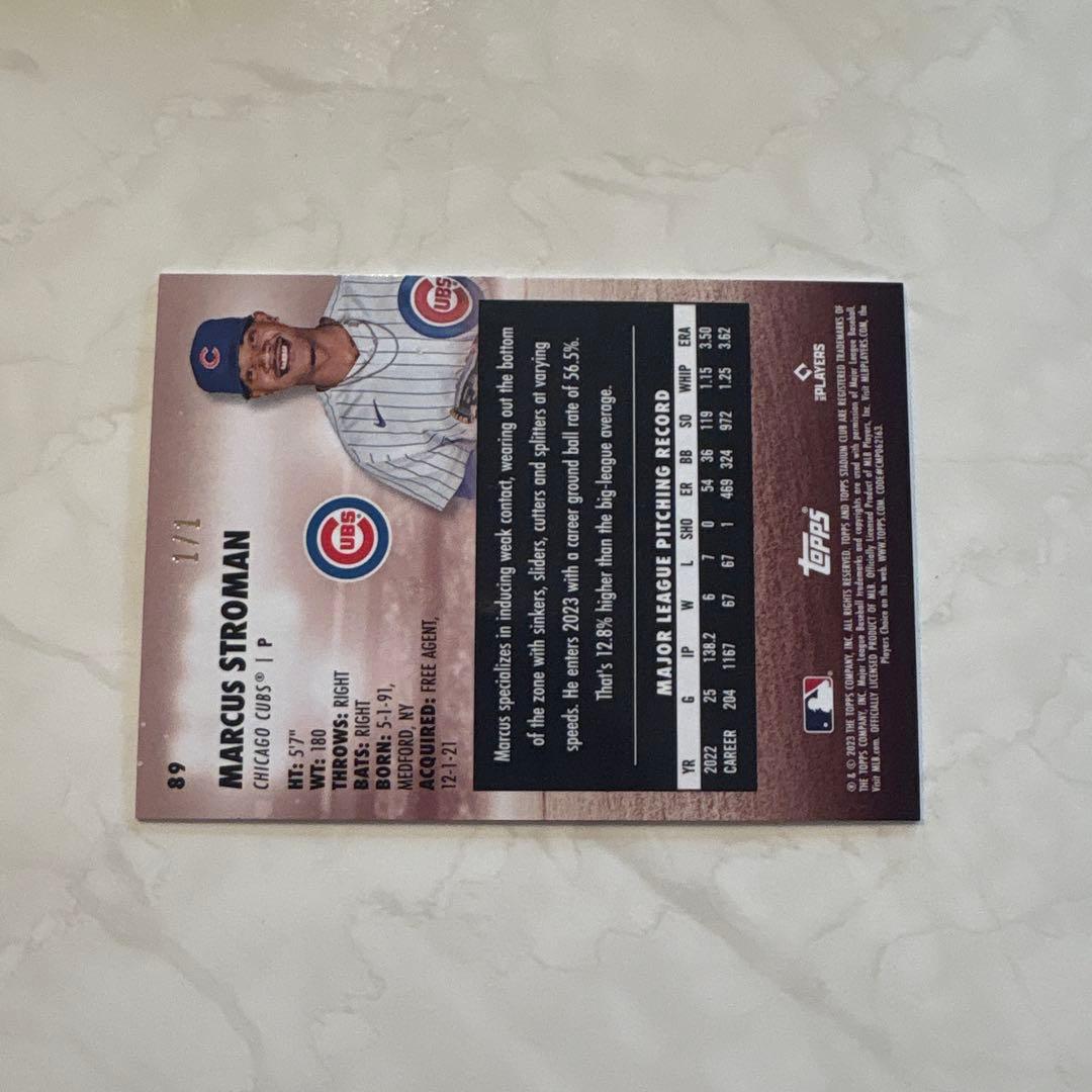 1of1 1/1 Topps MARCUS STROMAN 1of1 1/1 Topps MARCUS STROMAN