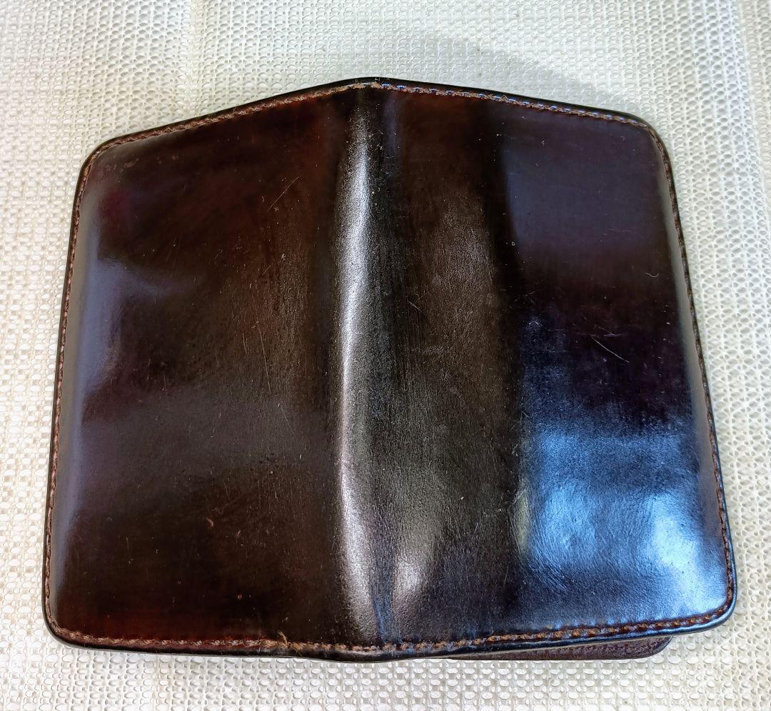 FUNNY コードバン ミドルウォレット ライダースウォレット 二つ折財布 本革
