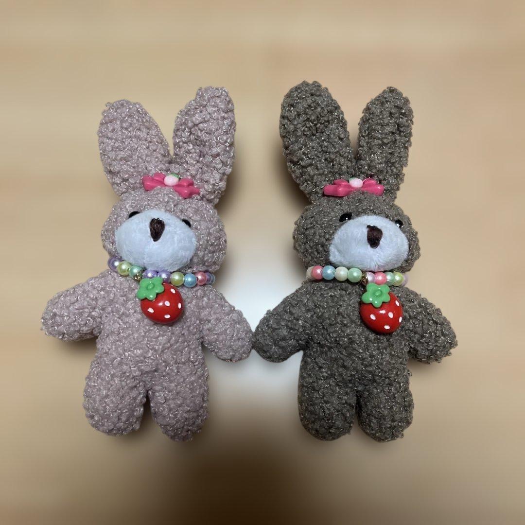 うさぎ　マスコット　まとめ売り うさぎ ぬいぐるみ マスコット まとめ売り - メルカリ