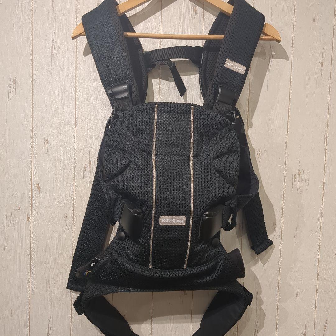【美品】BABYBJÖRN ベビービョルン ONE KAI AIR ブラック