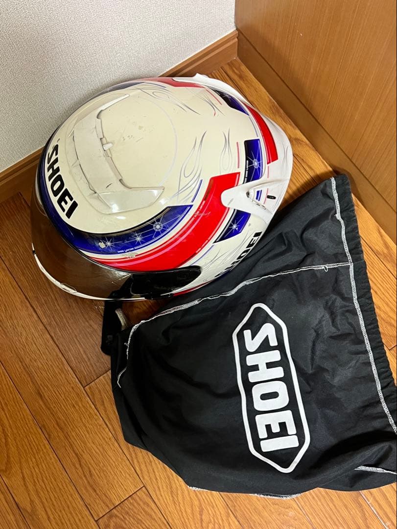 【ジャンク・部品取り】SHOEI フルフェイスヘルメット Mサイズ57-58cm