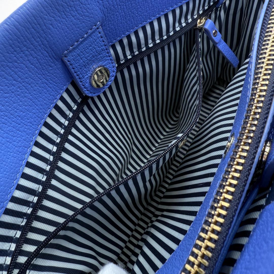 kate spade ケイトスペード　トートバッグ　ストライプ　レザー